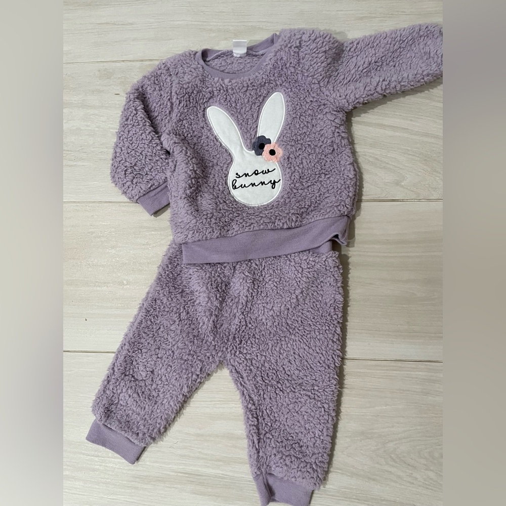 2 piece baby fleece set
